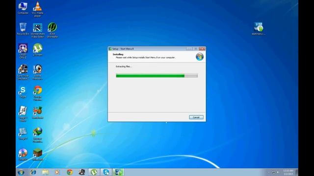 How To Change Windows 7 Start Menu Button With Windows 8 Start Menu Button смотреть онлайн