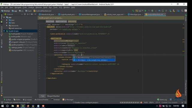 Android Integrated Web API - Login Shared Preference смотреть онлайн