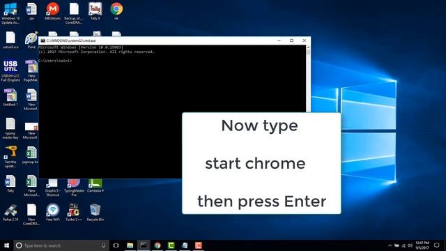 how to open chrome browser using command prompt windows 10 смотреть онлайн