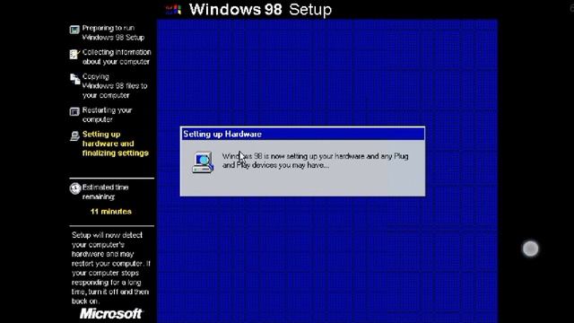 Windows 98 Setup | Limbo PC Emulator x86 2.10.0 смотреть онлайн