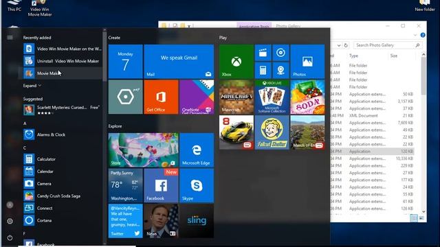 Uninstall Video Win Movie Maker 2012 on Windows 10 Creators Update смотреть онлайн