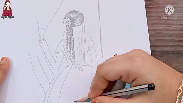 A girl beside the window- Pencil drawing✍️|| Recreation of Farjana Drawing Academedy ||Episode-1|| смотреть онлайн