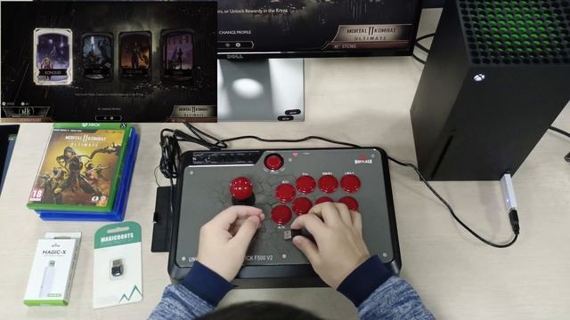 Xbox Series S/X And Xbox One Fightstick MAYFLASH F500 Arcade Joystick + MAGIC-X Or Magicboots