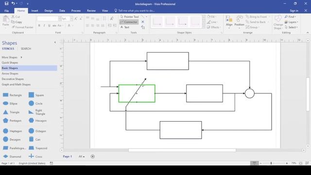 How to draw block diagrams using Visio | በአማረኛ смотреть онлайн