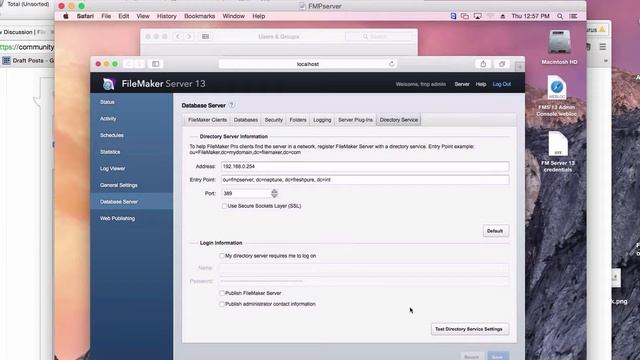 FileMaker to Windows External Authentication смотреть онлайн
