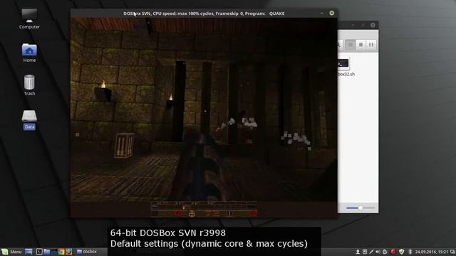 32bit DOSBox vs 64bit DOSBox on Linux смотреть онлайн
