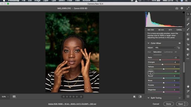How To Color Grade Skin Tones In Camera Raw & Photoshop | Lightroom Color Grading Tutorial смотреть онлайн