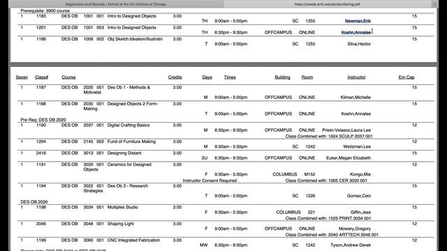 Download SAIC Course Catalog (pdf) смотреть онлайн