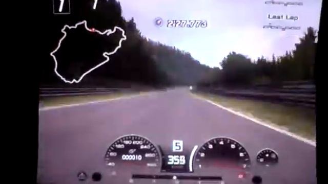 GT4 Nurburgring record 05. 01.449 -Sauber Mercedes Nurburgring Nordschleife 5 01 449 смотреть онлайн