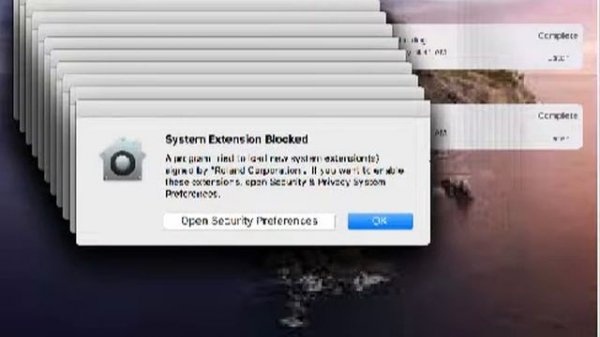 Mac OS crazy error