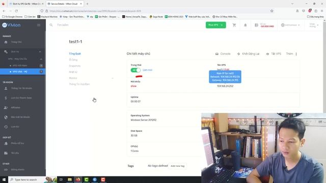 Tạo VPS Windows Giá Rẻ Tại Vmon, Cách Live Stream trên VPS смотреть онлайн