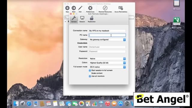 Connecting via a remote desktop on an Apple Mac смотреть онлайн
