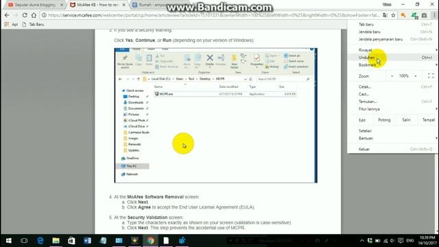 Cara mudah remove antivirus Mcafee yang tidak bisa dihapus dari windows 10 смотреть онлайн