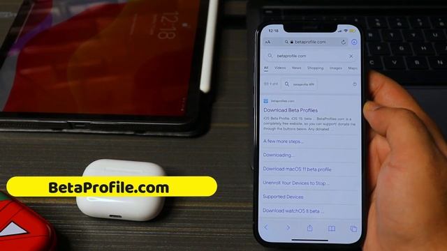 How to DOWNLOAD & INSTALL iOS 15 Beta on Your iPhone [ Step by Step ] - HINDI смотреть онлайн