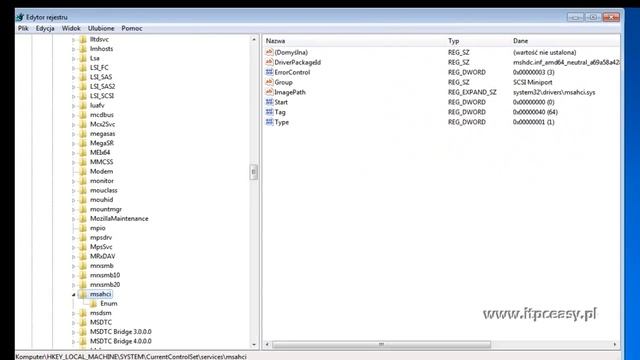 Jak włączyć Tryb AHCI w systemie Windows 7 ? смотреть онлайн