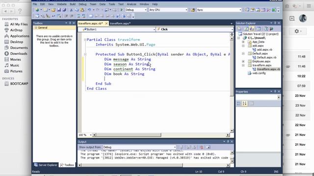 Create an ASP.NET Web Form in Visual Studio смотреть онлайн