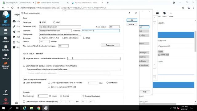 Exchange Server 2019 POPCon (POP Connector) Configuration Install and Configure смотреть онлайн