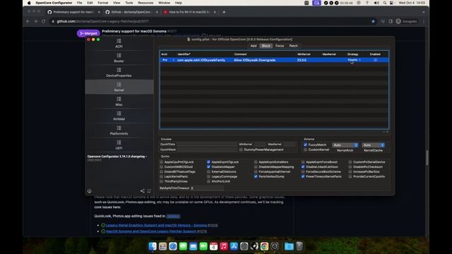 Fix Broadcom WiFi in macOS Sonoma Hackintosh 2024 смотреть онлайн