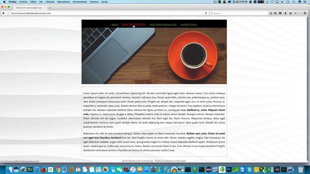 WEB BÁSICA HTML Y CSS - MAC - CODA 2 | Crear secciones de la página web - Parte 7 смотреть онлайн