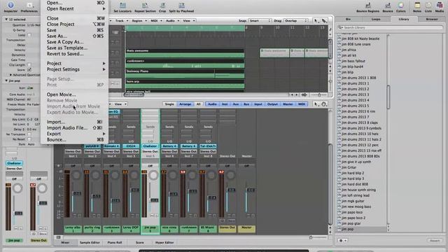 How to Export Your Song from Logic To Protools смотреть онлайн