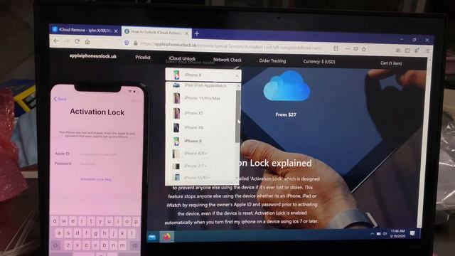 How to Unlock/Removal activation iCloud All Models Apple iPhone Via Website 2020 смотреть онлайн