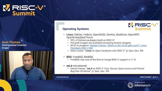 RISC V Software State of the Union смотреть онлайн