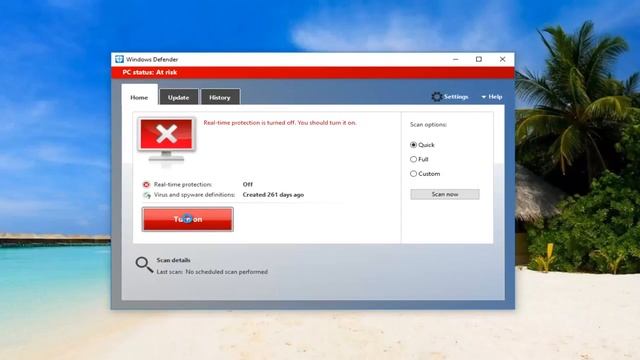 How to Enable Windows Defender in Windows 10 | Turn on Windows Defender смотреть онлайн