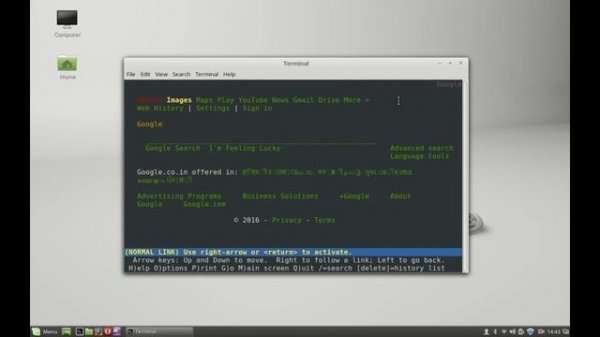Install Lynx (Command Line Web Browser) in Linux Mint 17.3 / Ubuntu