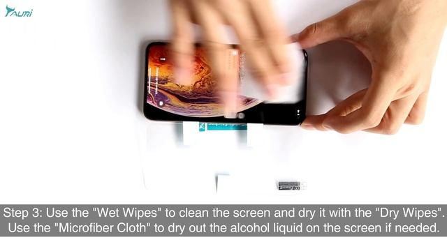 TAURI Tempered Glass Screen Protector Installation Video For iPhone Xs Max / iPhone XR смотреть онлайн