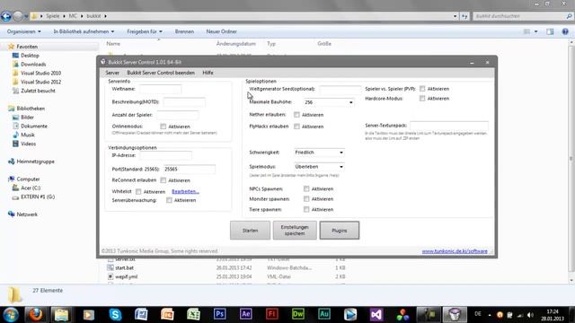 Vorgestellt: Bukkit Server Control 1.01 - Einfach und schnell Bukkit Server erstellen [1.4.7] [HD] смотреть онлайн