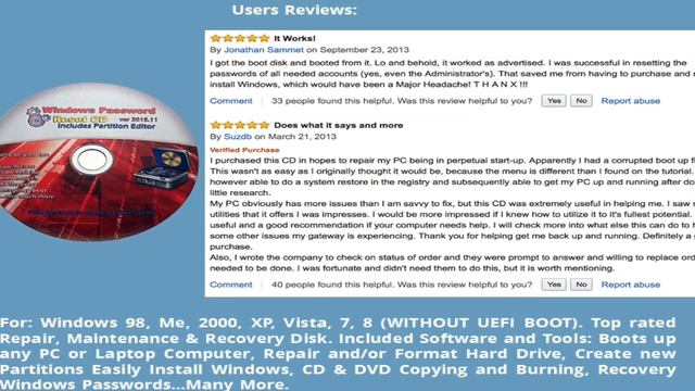 Password Recovery Disk For Windows 7 - Product Reviews 2016 смотреть онлайн