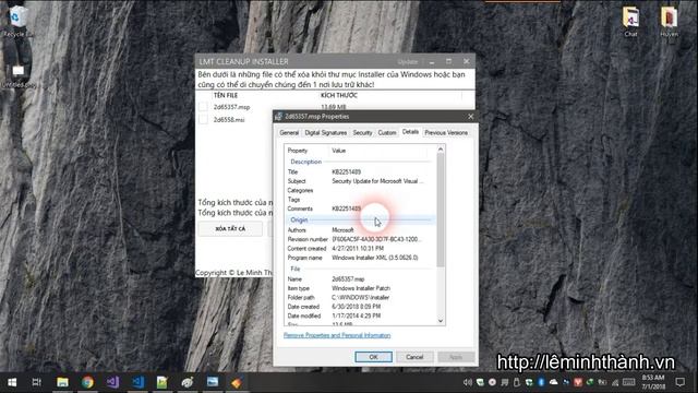 Dọn dẹp thư mục Installer với công cụ LMT Cleanup Installer смотреть онлайн