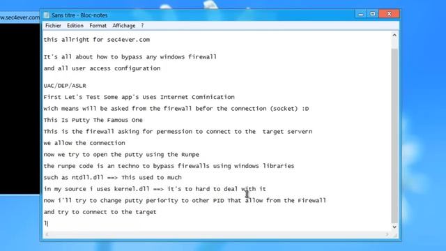 Bypassing Windows Firewall/Dep/Aslr/UAC Using RunPe смотреть онлайн