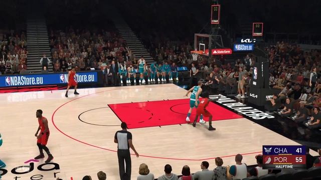 Portland Trail Blazers v Charlotte Hornets | MyLeague | 26.12.22 | NBA 2K23 смотреть онлайн