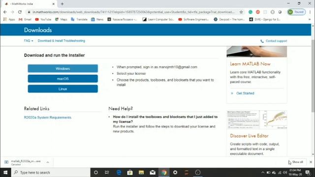 How to Download and install trial Version Matlab || Free Matlab 2020 смотреть онлайн