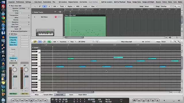 Default Quantization Grid in Logic Pro 9 (Auto Quantize / Input Quantize) смотреть онлайн