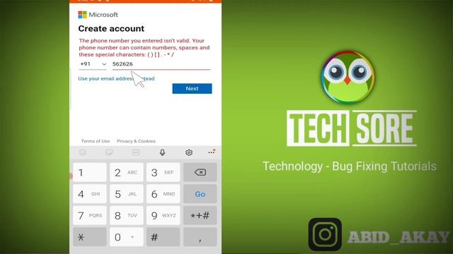 Fix Microsoft || The phone number you entered isn't valid Your phone number can contain Numbers смотреть онлайн