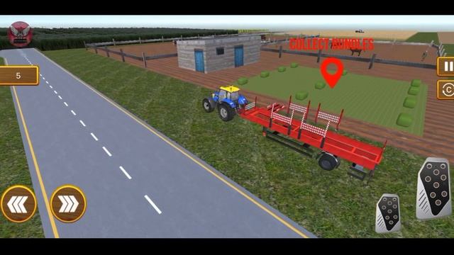 Modern Farming Tractor Driver Simulator - Harvester Tractor Simulator 3D - Android Gameplay смотреть онлайн
