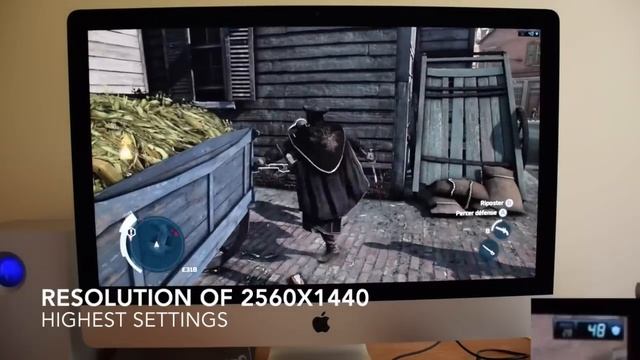 Assassin's creed 3 in 5k on Retina iMac! Performance Test смотреть онлайн