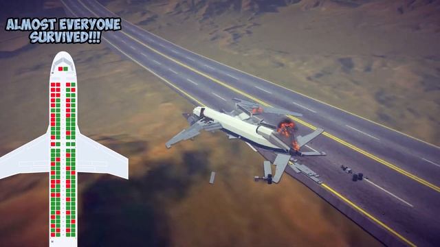 Pick a Seat to SURVIVE #3! Emergency Landing in Besiege | Plane Crash смотреть онлайн