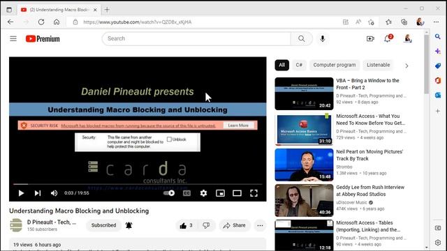 Blocked! How to Deal With the New Security Risk Warning in Microsoft Access смотреть онлайн