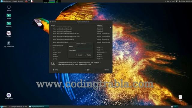 How to set Hotkey for Terminal on Parrot Security Linux смотреть онлайн