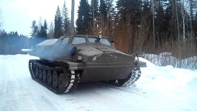 Разгрузка с трала ГТ-ТБу смотреть онлайн