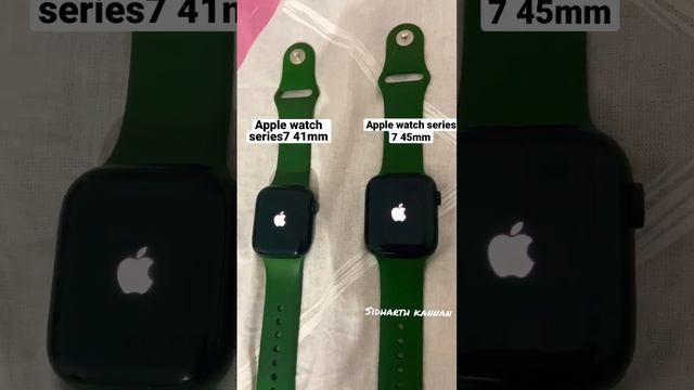 Apple watch Series 7 45mm faster than Apple watch series 7 41 mm 🫤🫤 Same variant differnce in boot смотреть онлайн