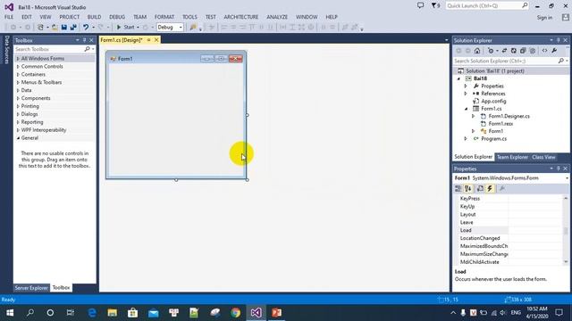 [Thành thạo C#] Bài 18: Lập trình Winform là gì? Thanh công cụ Toolbox và Messagebox смотреть онлайн