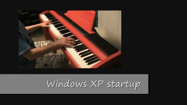 Windows XP- Startup and Shutdown on Piano смотреть онлайн