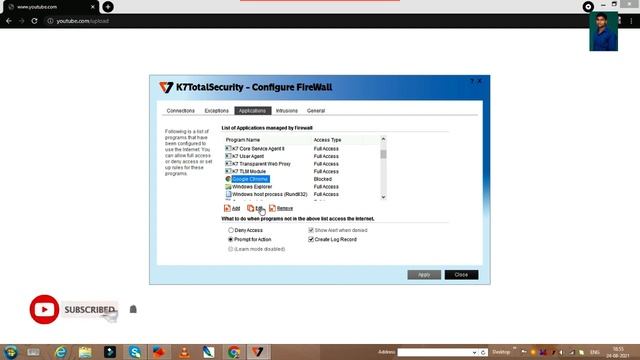 your internet access is blocked ALL windows || No Internet Connectivity || Error in Google Chrome | смотреть онлайн