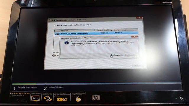 Windows 8.1 install to HP All in one смотреть онлайн