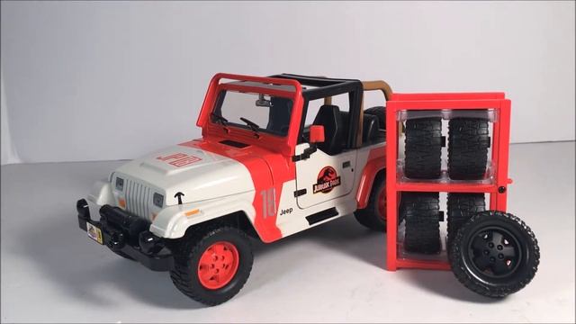 Jada Toys Die Cast Jurassic Park Jeep 18 Review смотреть онлайн