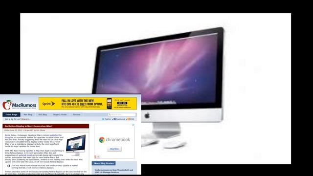 Rumors: No Retina Display in Next-Generation iMac смотреть онлайн